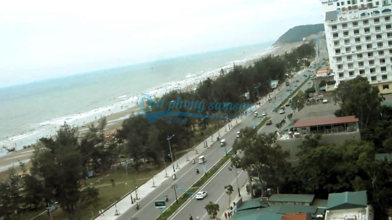Góc view biển khách sạn bãi tắm D Sầm Sơn